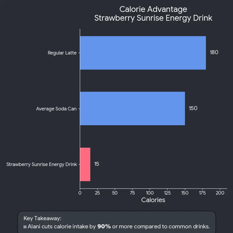 Calorie Advantage Strawberry Sunrise Energy Drink